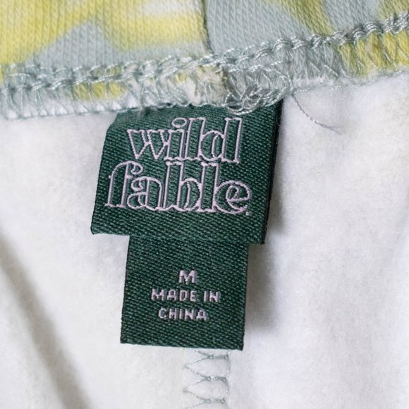 2X Medium Wild Fable Green Swirl High Rise Jogger Lounge Sweatpants - Picture 6 of 6